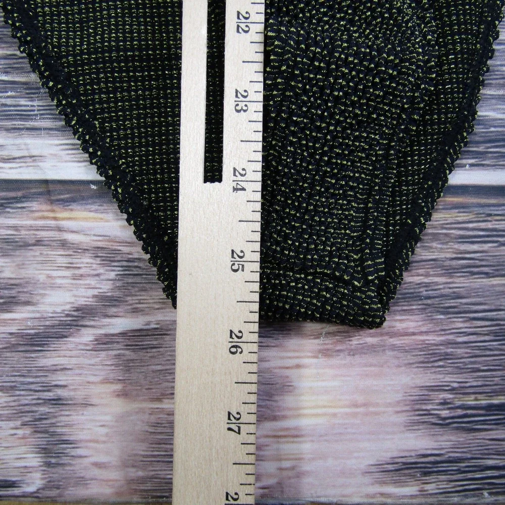 Good American NEW XXS/XS Size 00/0 Black Hot‎ Shoulder One Piece Swimsuit